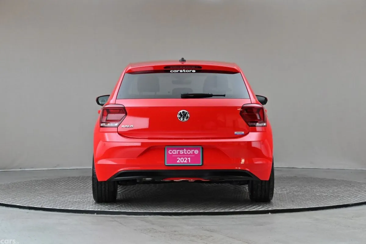 Volkswagen Polo Hatchback, Petrol, 2021, Red