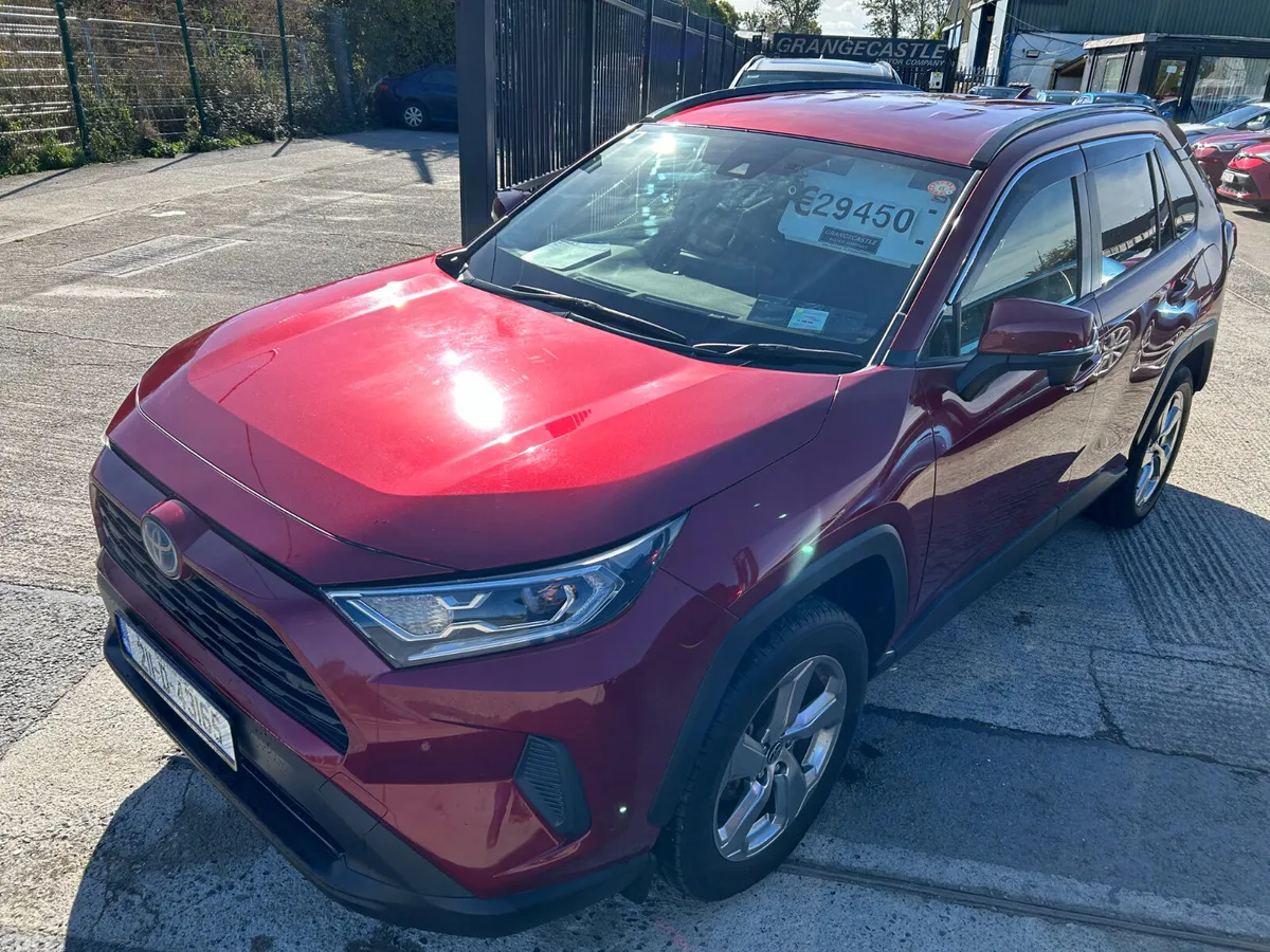 Toyota RAV4 SUV, Petrol Hybrid, 2021, Red