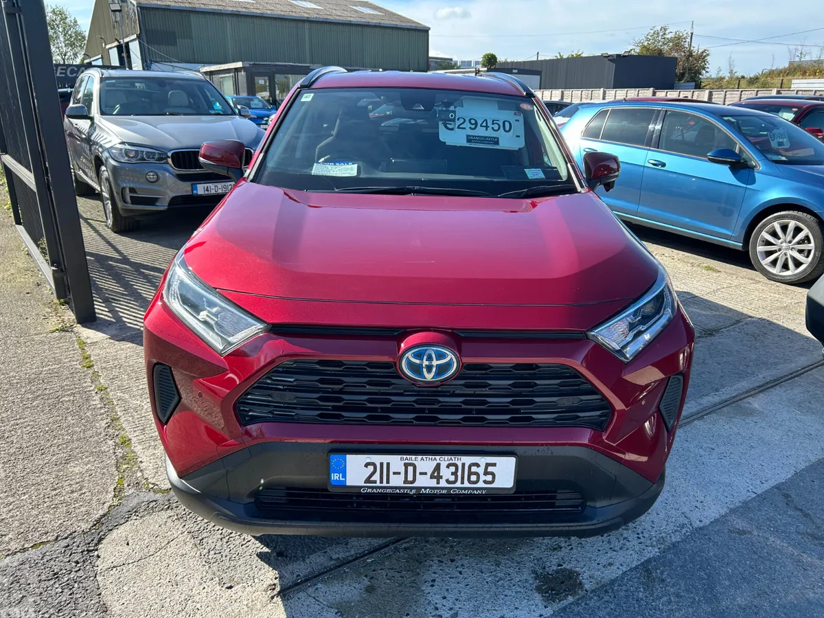 Toyota RAV4 SUV, Petrol Hybrid, 2021, Red