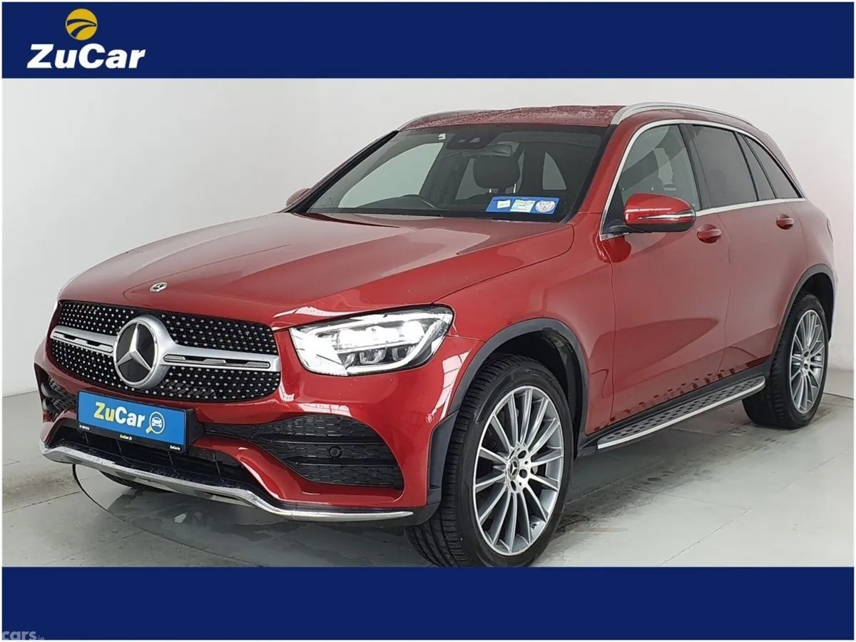 Mercedes-Benz GLC SUV, Diesel Plug-in Hybrid, 2021, Red