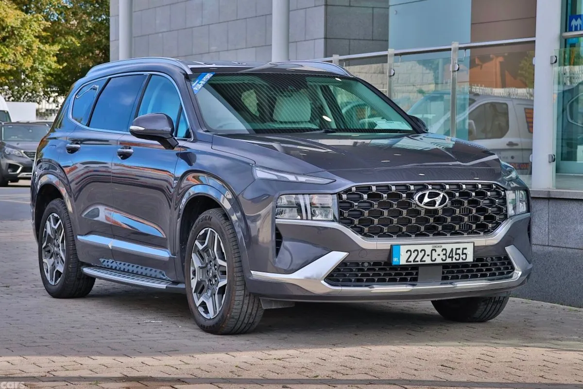 Hyundai Santa Fe SUV, Petrol Plug-in Hybrid, 2022, Blue