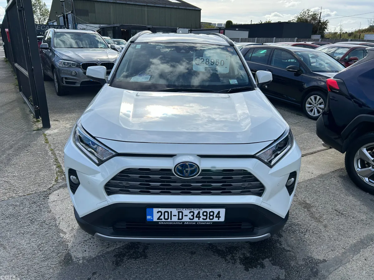 Toyota RAV4 SUV, Petrol Hybrid, 2020, White