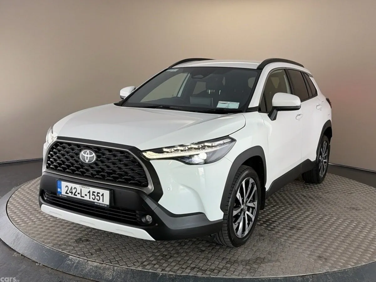 Toyota Corolla Cross SUV, Petrol Hybrid, 2024, White