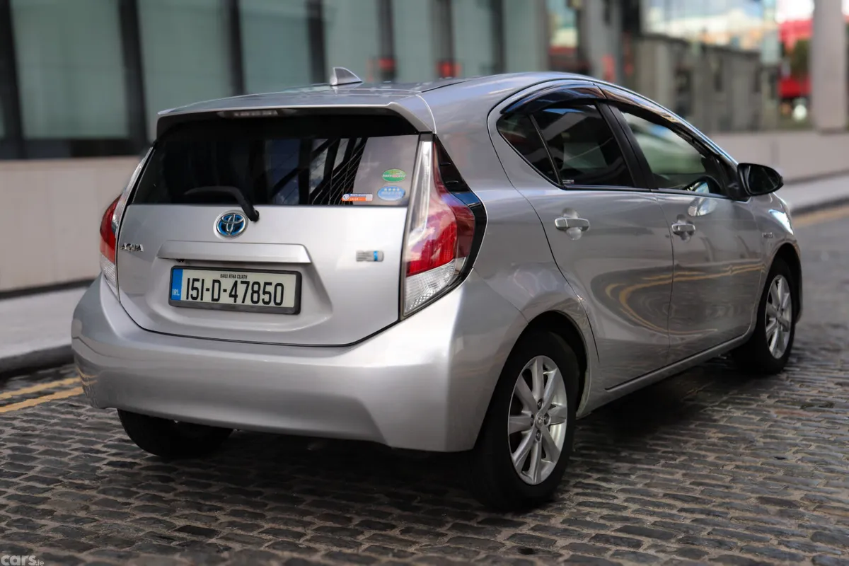 Toyota Aqua Hatchback, Petrol Hybrid, 2015, Silver
