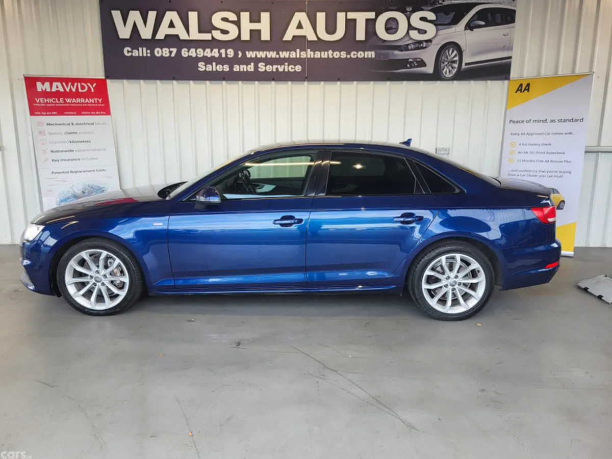 Audi A4 Saloon, Diesel, 2018, Blue