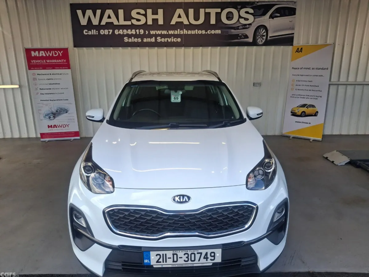 Kia Sportage MPV, Diesel Hybrid, 2021, White