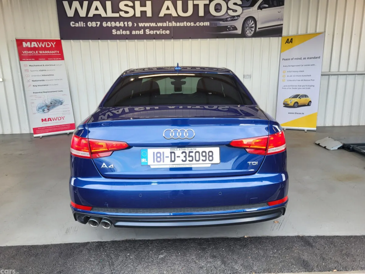 Audi A4 Saloon, Diesel, 2018, Blue