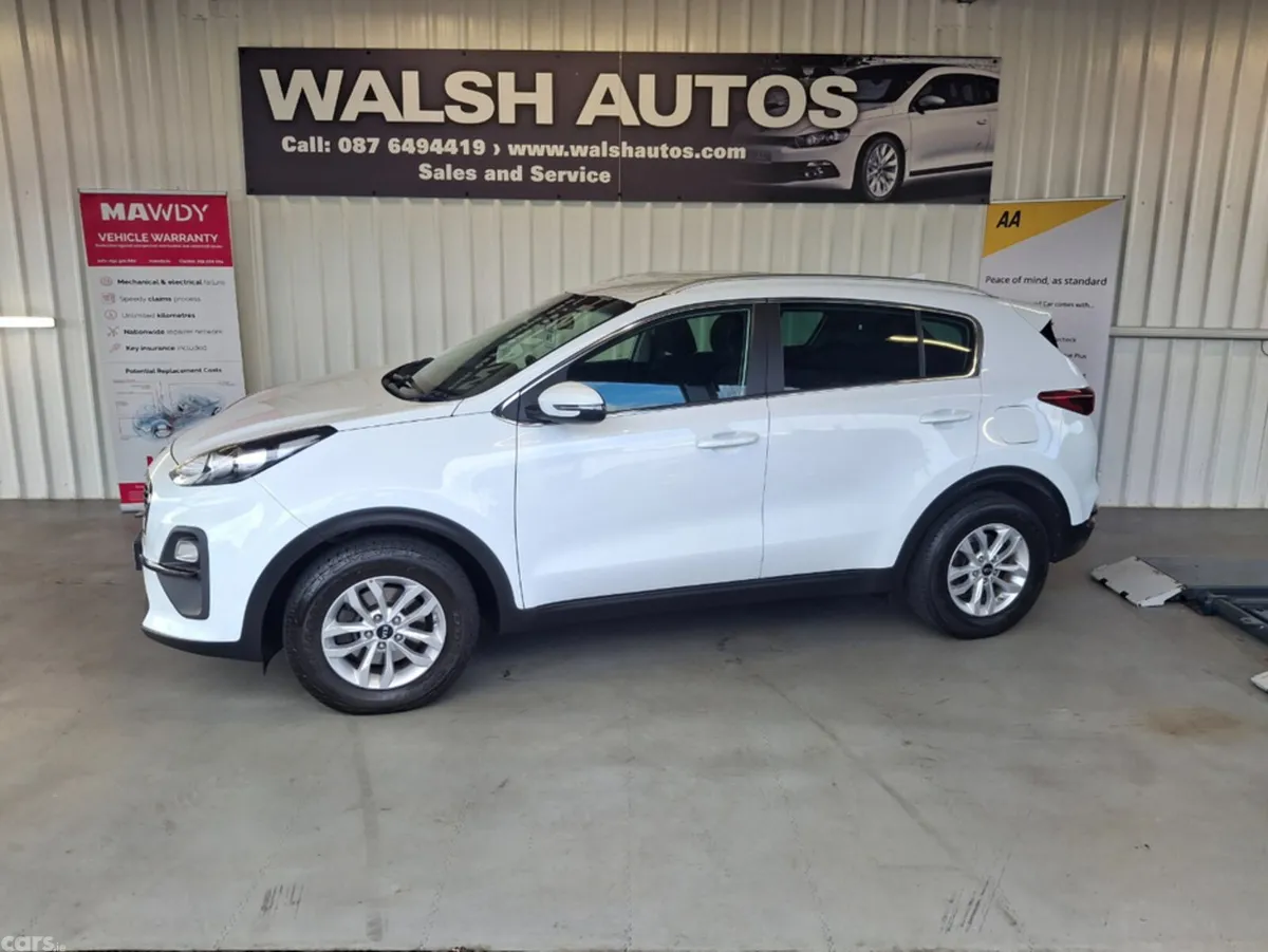 Kia Sportage MPV, Diesel Hybrid, 2021, White