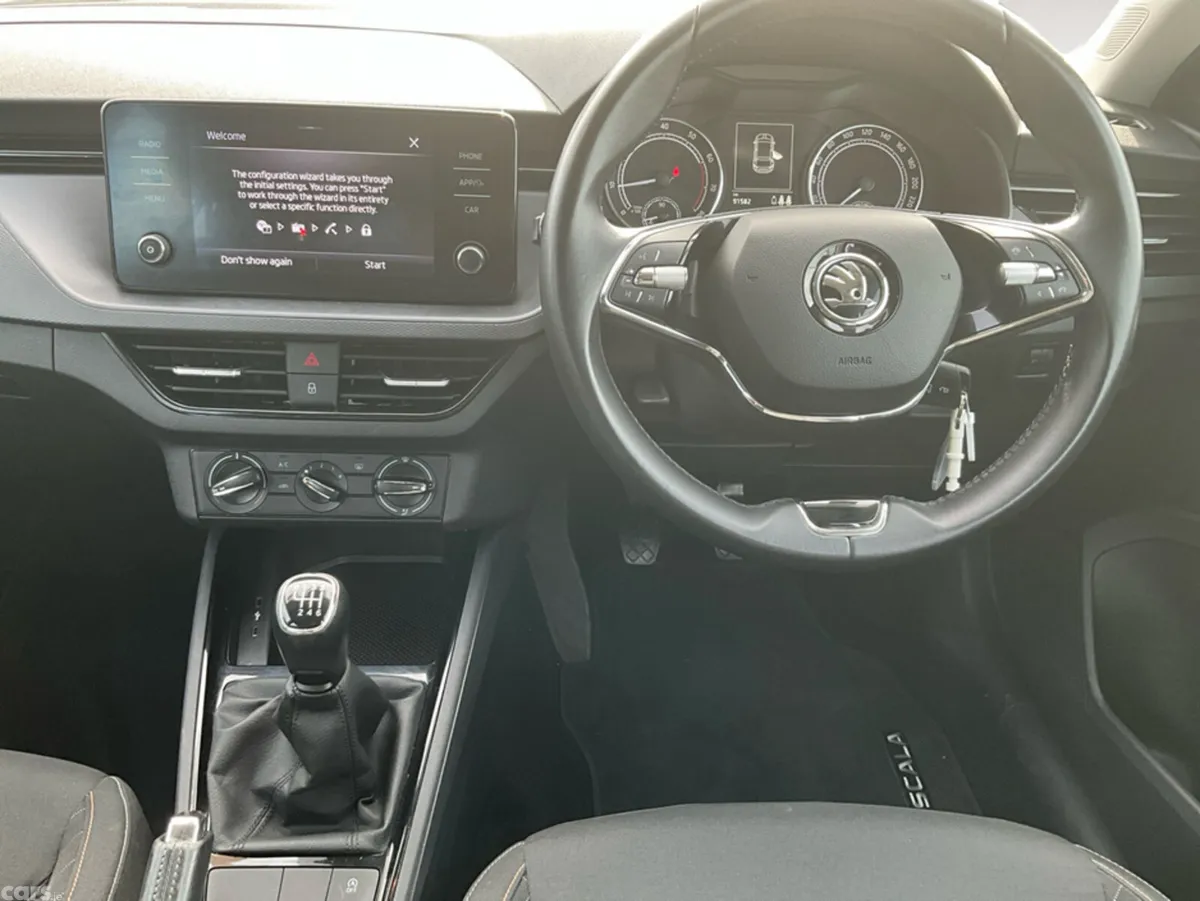 Skoda Scala Hatchback, Petrol, 2023, White