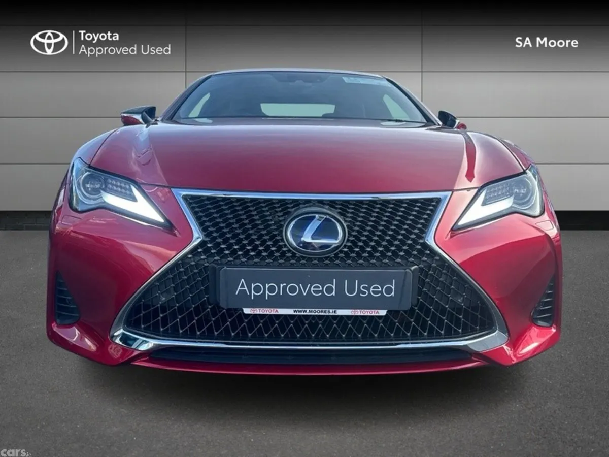 Lexus RC Coupe, Petrol Hybrid, 2019, Red