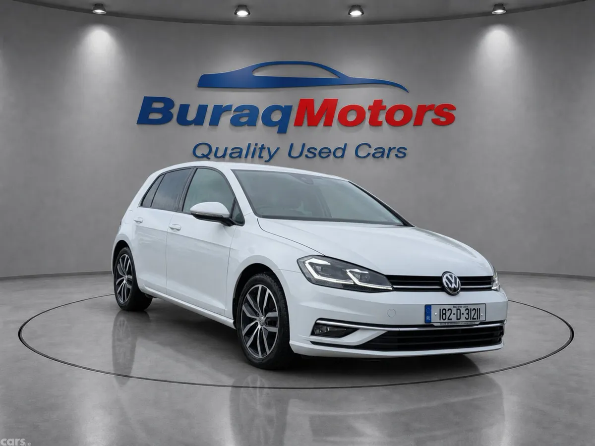 Volkswagen Golf Hatchback, Petrol, 2018, White