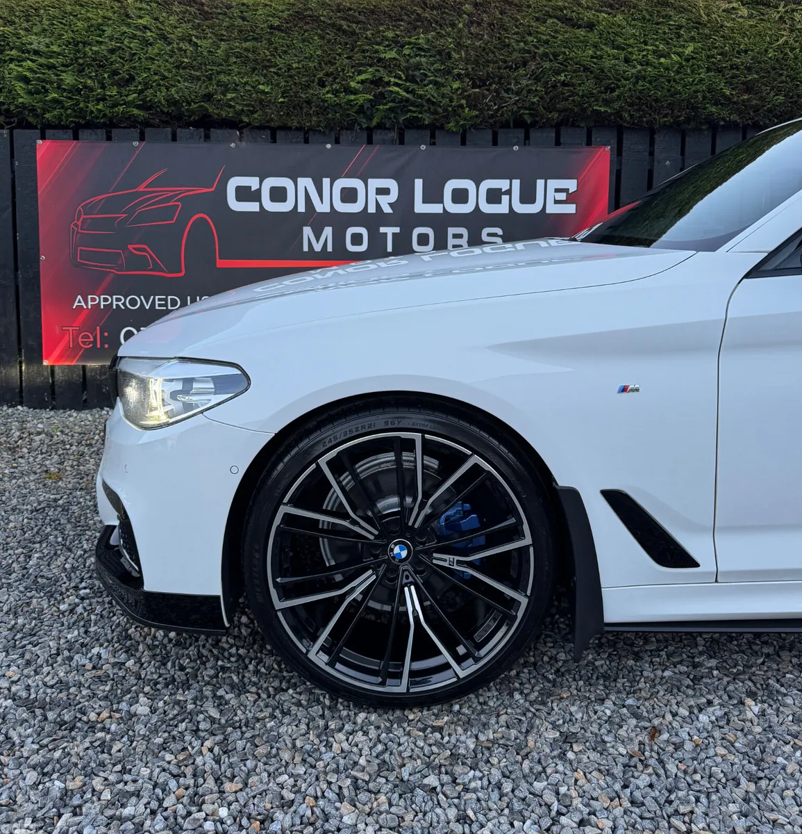 BMW 5-Series Estate, Diesel, 2019, White