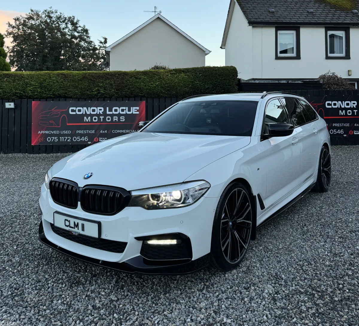 BMW 5-Series Estate, Diesel, 2019, White