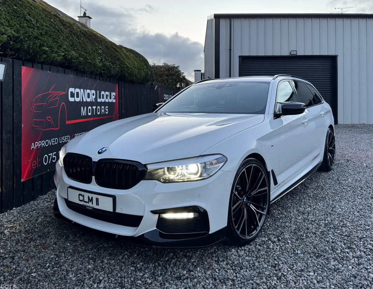 BMW 5-Series Estate, Diesel, 2019, White