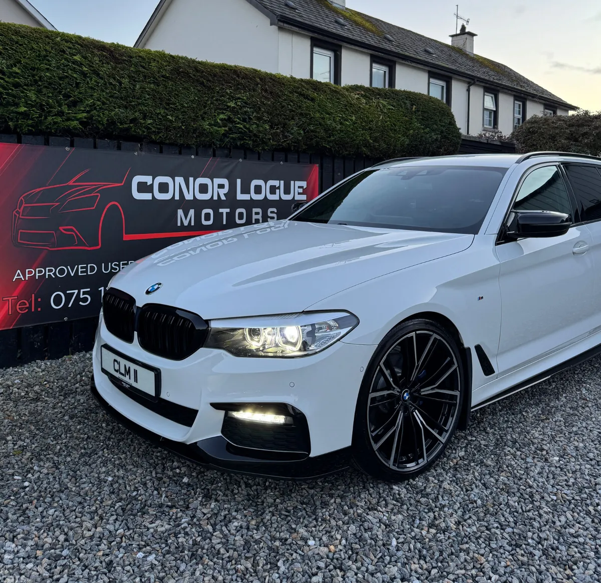 BMW 5-Series Estate, Diesel, 2019, White
