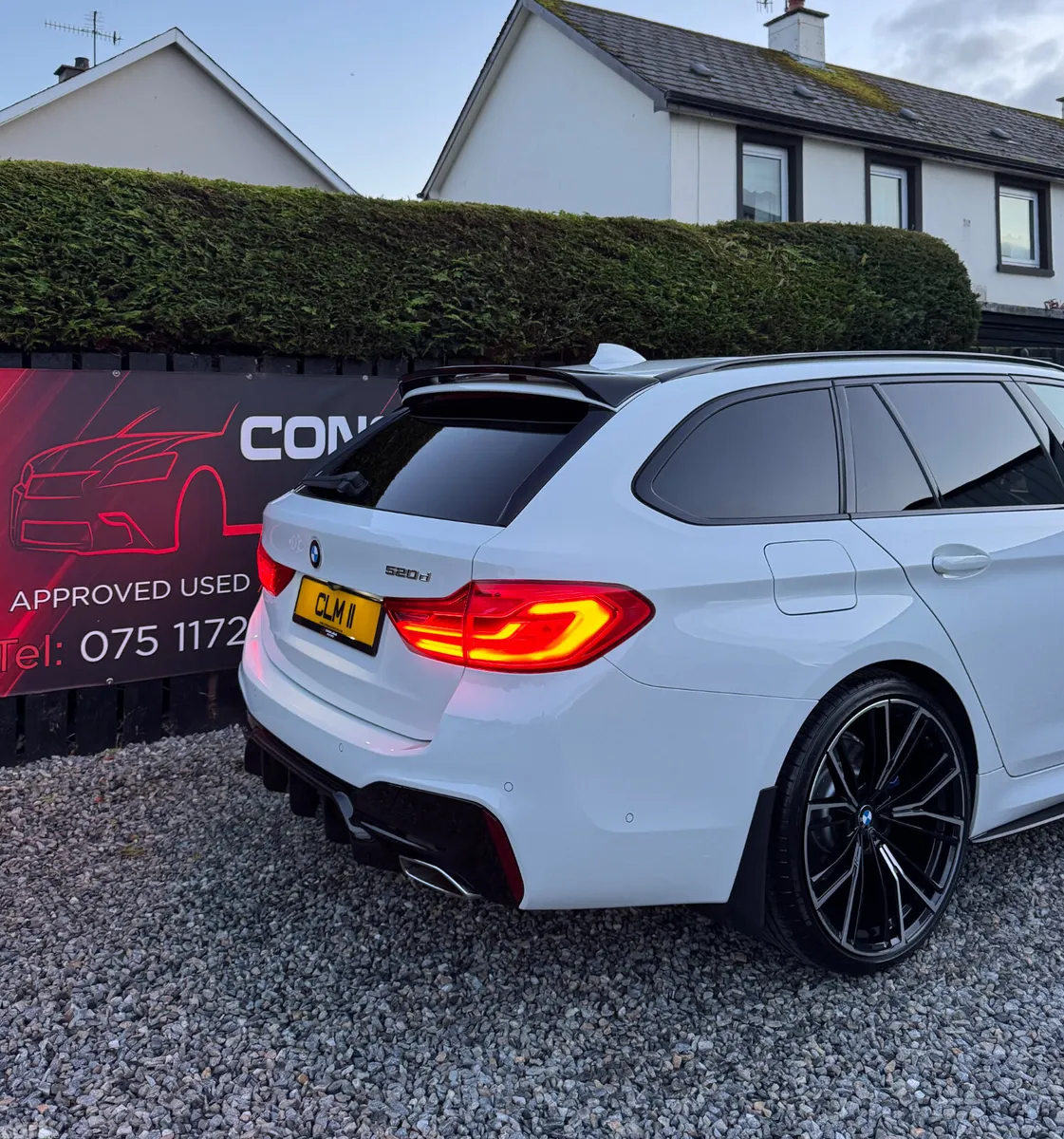BMW 5-Series Estate, Diesel, 2019, White