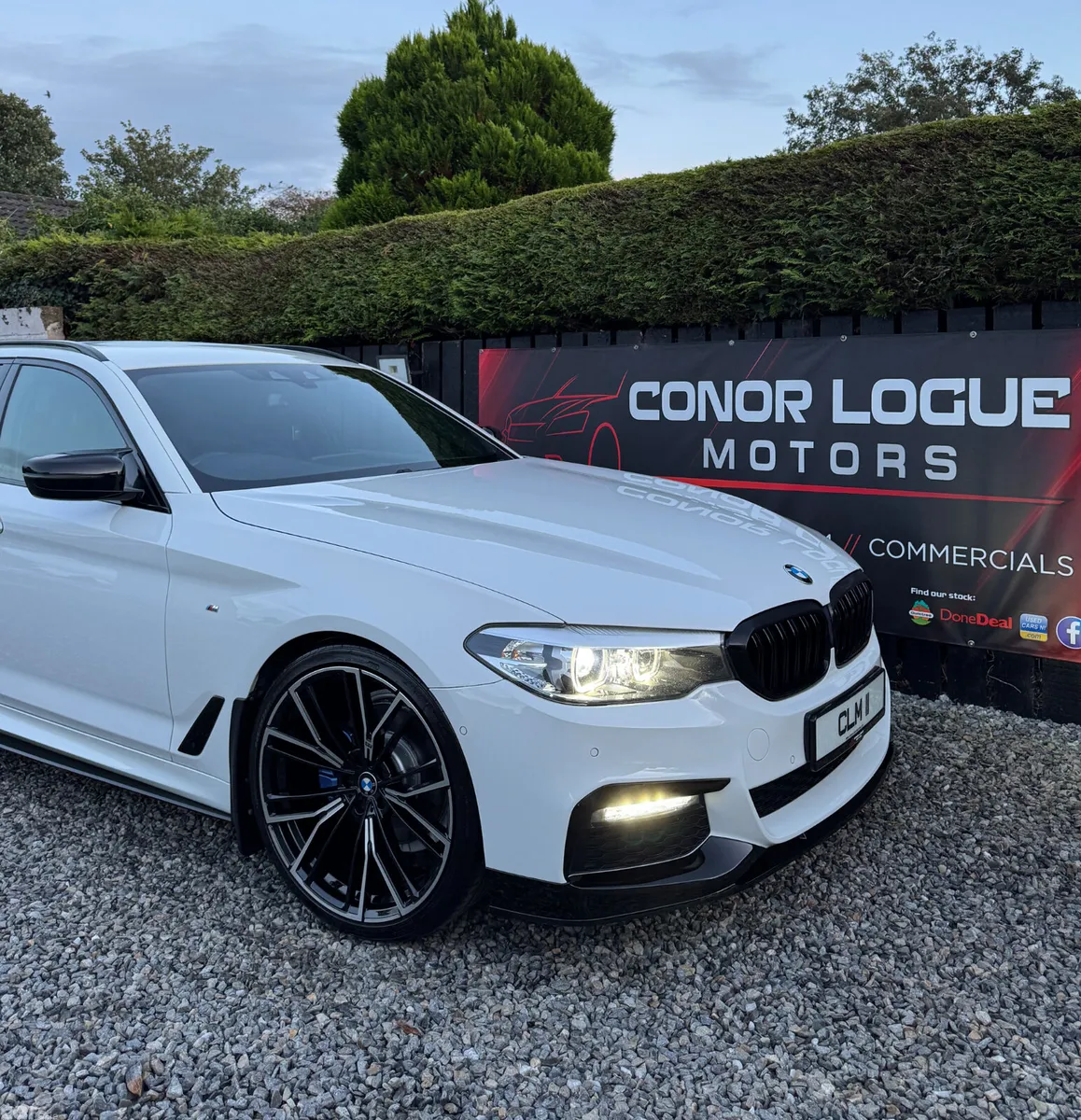 BMW 5-Series Estate, Diesel, 2019, White