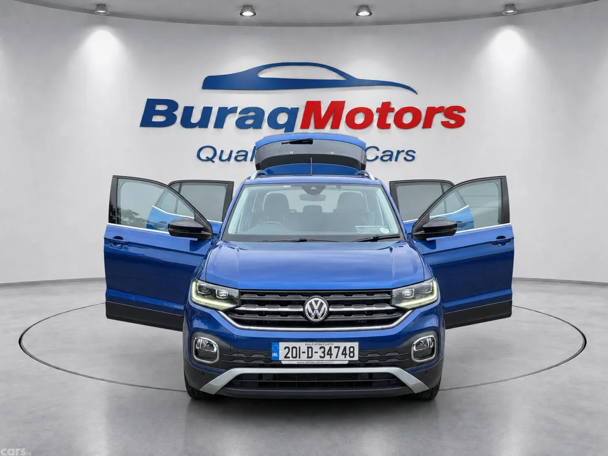 Volkswagen T-Cross Hatchback, Petrol, 2020, Blue
