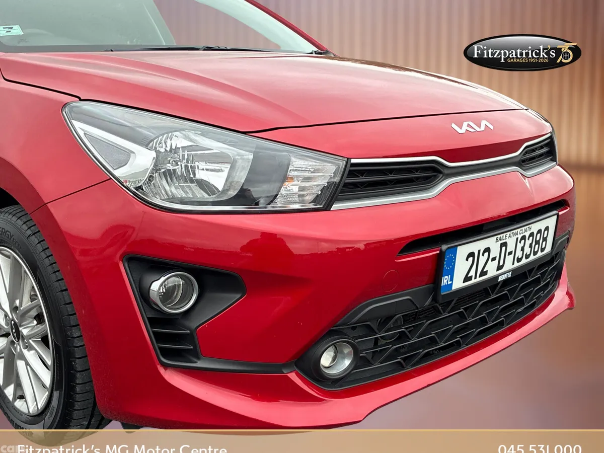 Kia Rio Hatchback, Petrol, 2021, Red