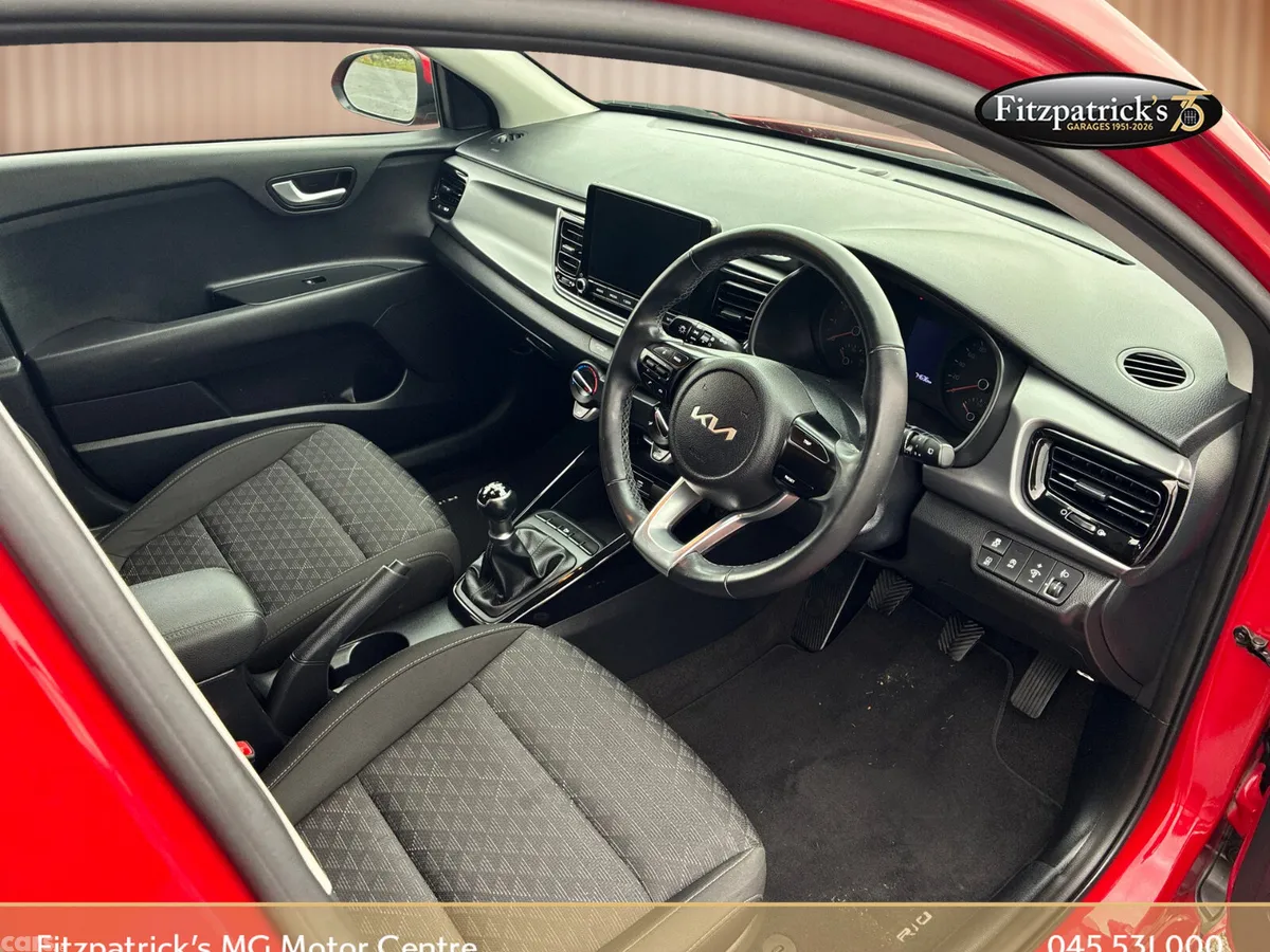 Kia Rio Hatchback, Petrol, 2021, Red