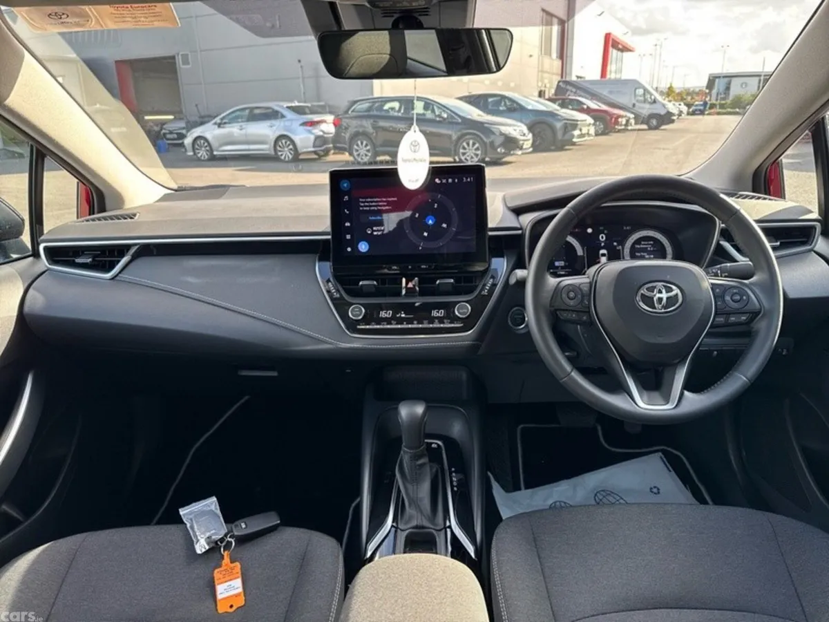 Toyota Corolla Saloon, Petrol Hybrid, 2026, Red