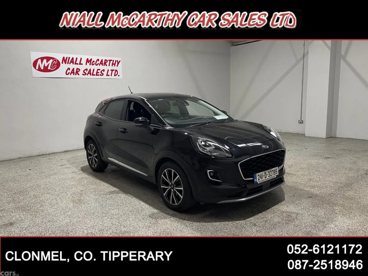 Ford Puma MPV, Petrol Hybrid, 2024, Black