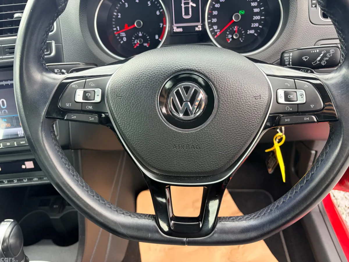 Volkswagen Polo Hatchback, Petrol, 2016, Red