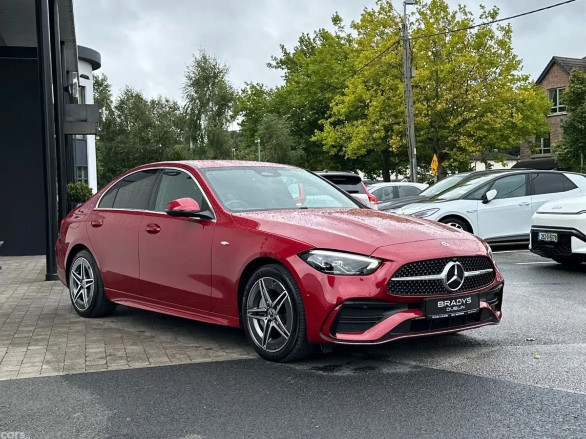 Mercedes-Benz C-Class Saloon, Petrol Plug-in Hybrid, 2026, Red