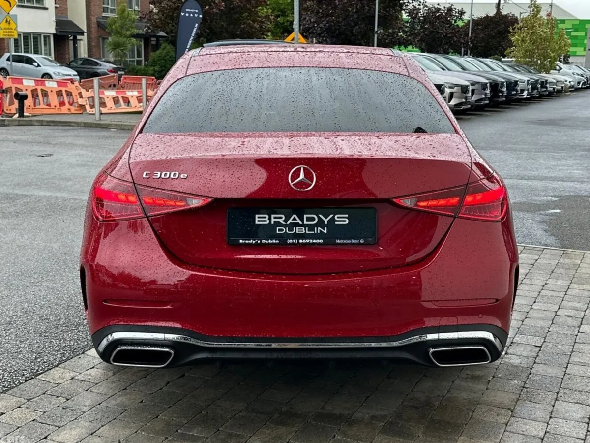 Mercedes-Benz C-Class Saloon, Petrol Plug-in Hybrid, 2026, Red