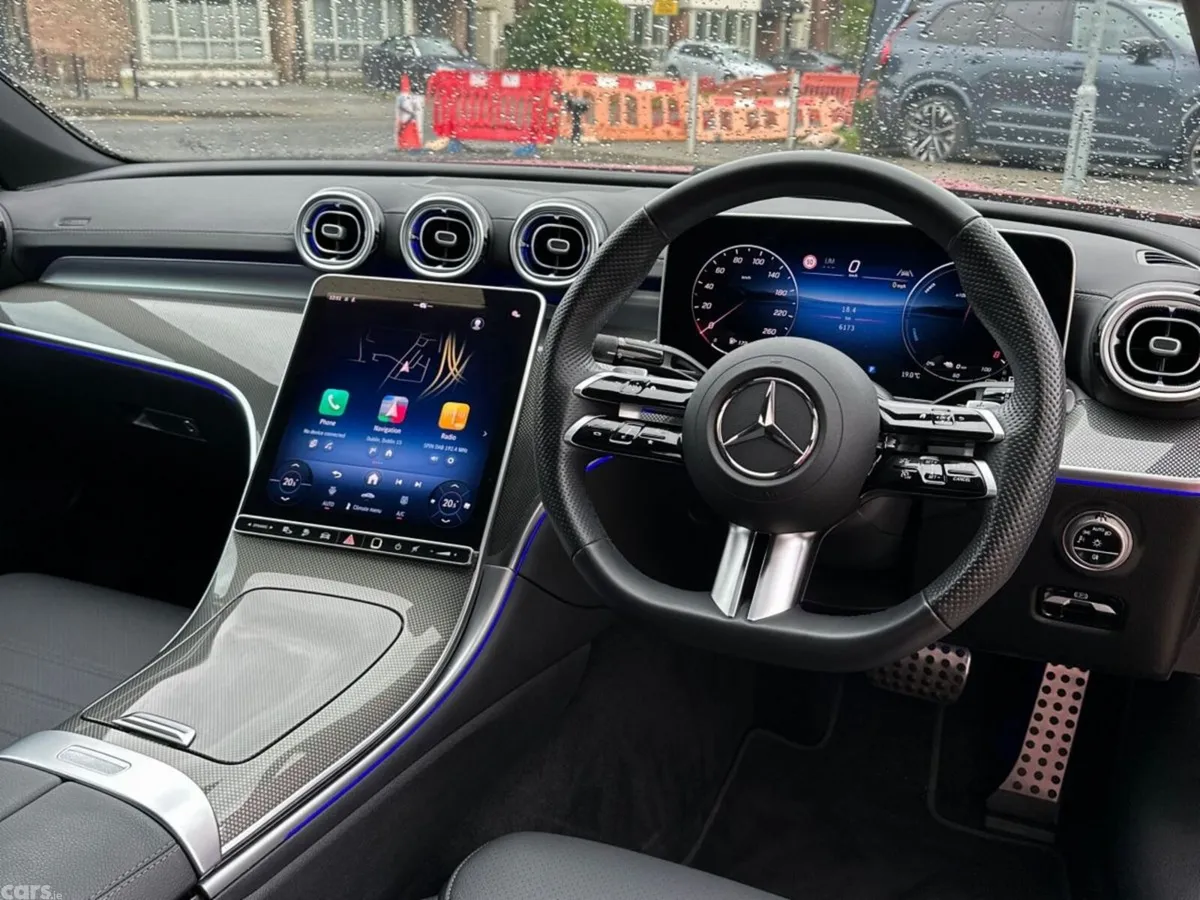 Mercedes-Benz C-Class Saloon, Petrol Plug-in Hybrid, 2026, Red