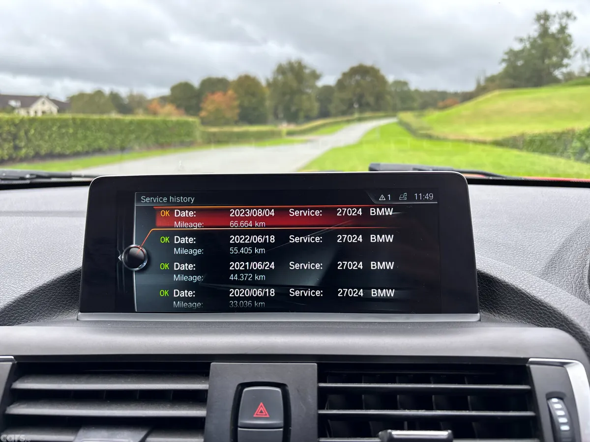 BMW 1-Series Hatchback, Diesel, 2017, Red