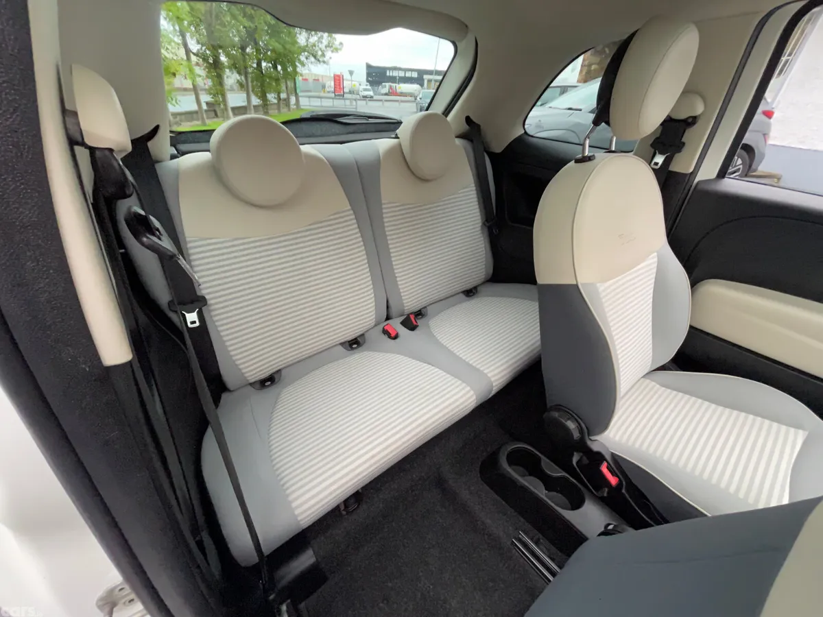 Fiat 500 Hatchback, Petrol, 2018, White