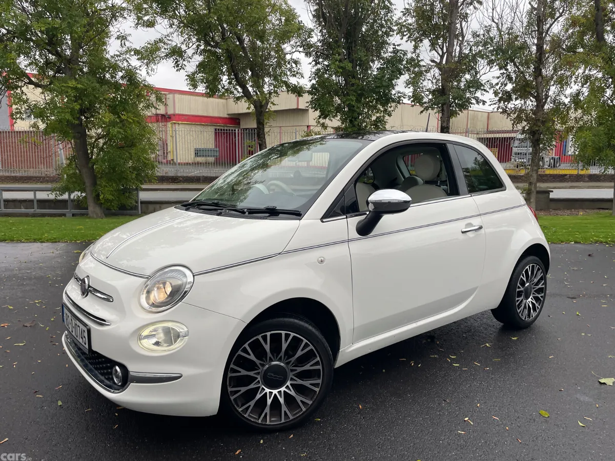 Fiat 500 Hatchback, Petrol, 2018, White