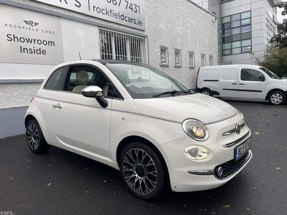 Fiat 500 Hatchback, Petrol, 2018, White