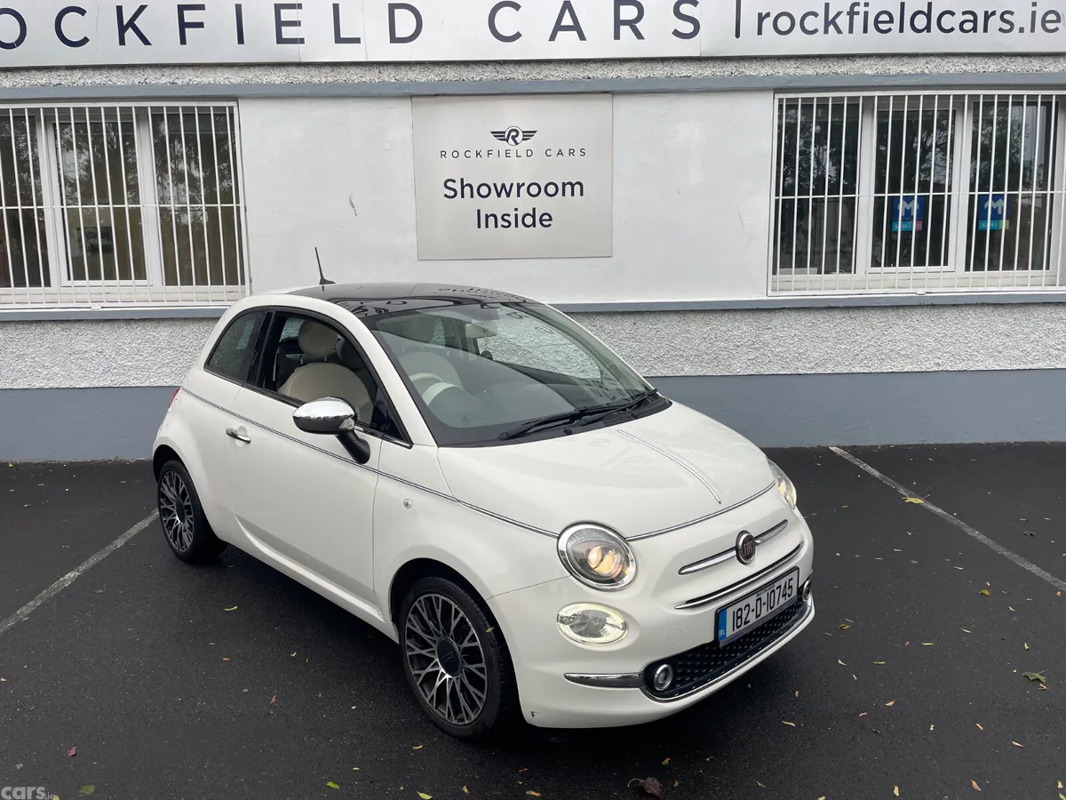 Fiat 500 Hatchback, Petrol, 2018, White