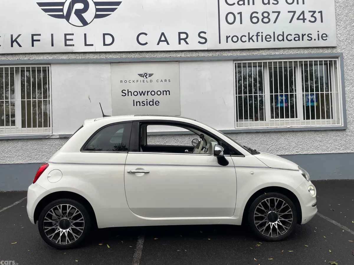 Fiat 500 Hatchback, Petrol, 2018, White