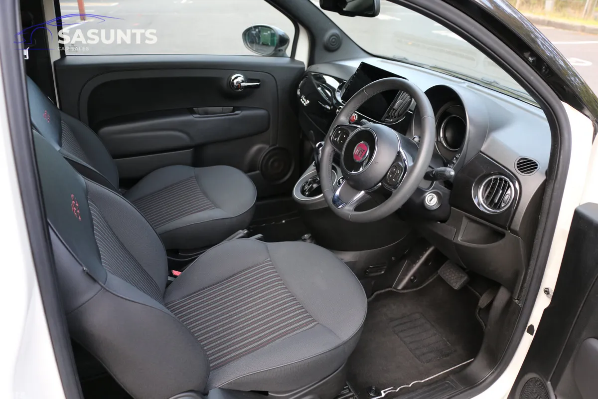 Fiat 500C Hatchback, Petrol, 2019, White