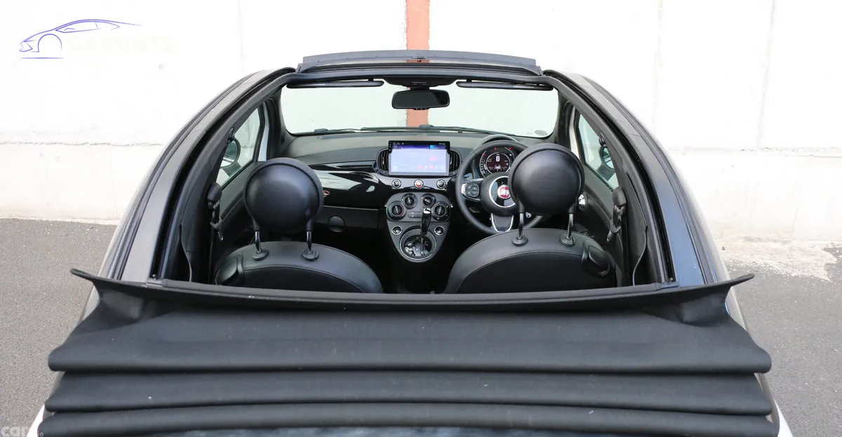 Fiat 500C Hatchback, Petrol, 2019, White