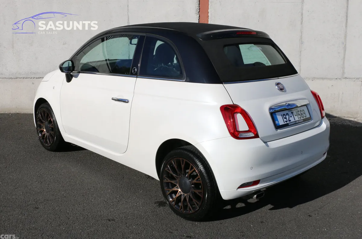 Fiat 500C Hatchback, Petrol, 2019, White