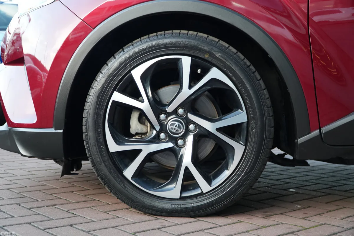 Toyota C-HR Hatchback, Petrol Hybrid, 2017, Red