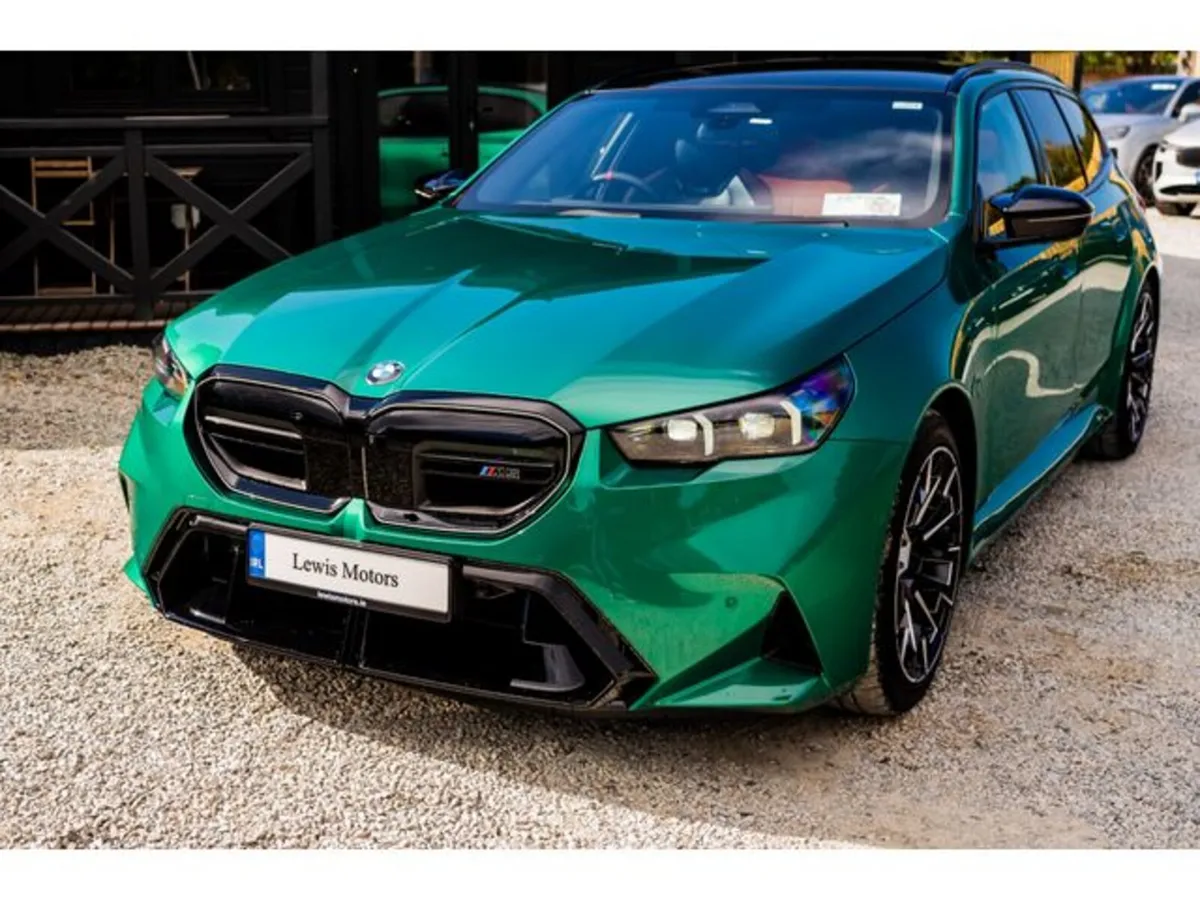 BMW M5 Estate, Petrol Plug-in Hybrid, 2025, Green