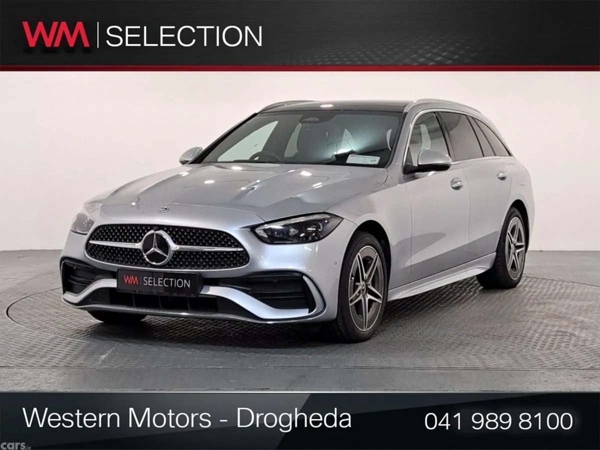 Mercedes-Benz C-Class Estate, Petrol Plug-in Hybrid, 2024, Silver