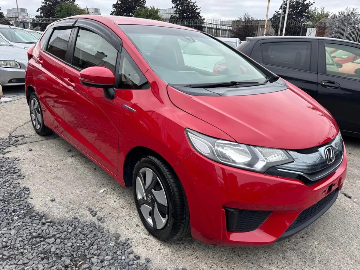 Honda Fit Hatchback, Petrol Hybrid, 2015, Red