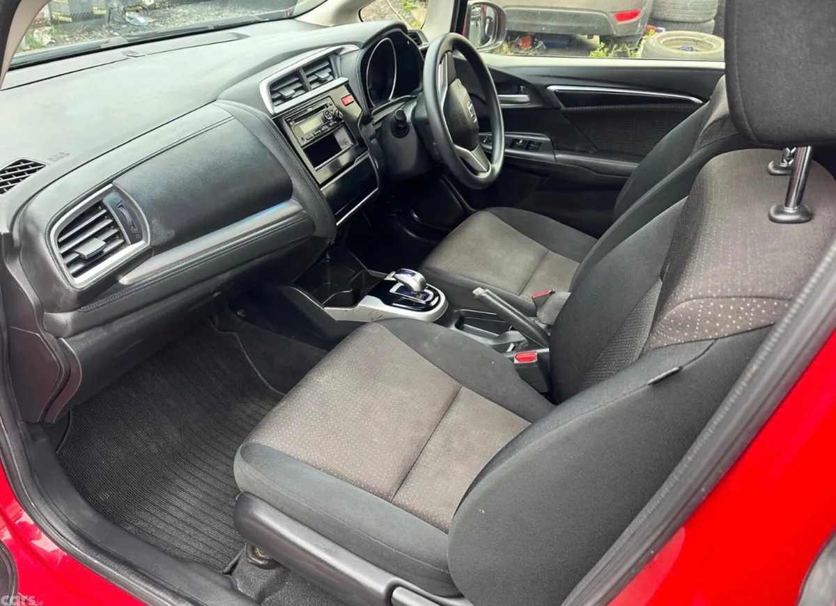 Honda Fit Hatchback, Petrol Hybrid, 2015, Red