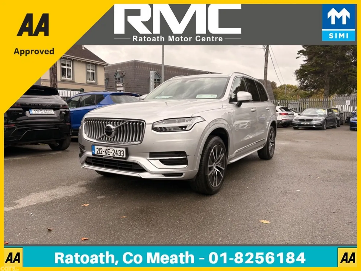 Volvo XC90 SUV, Petrol Plug-in Hybrid, 2021, Silver