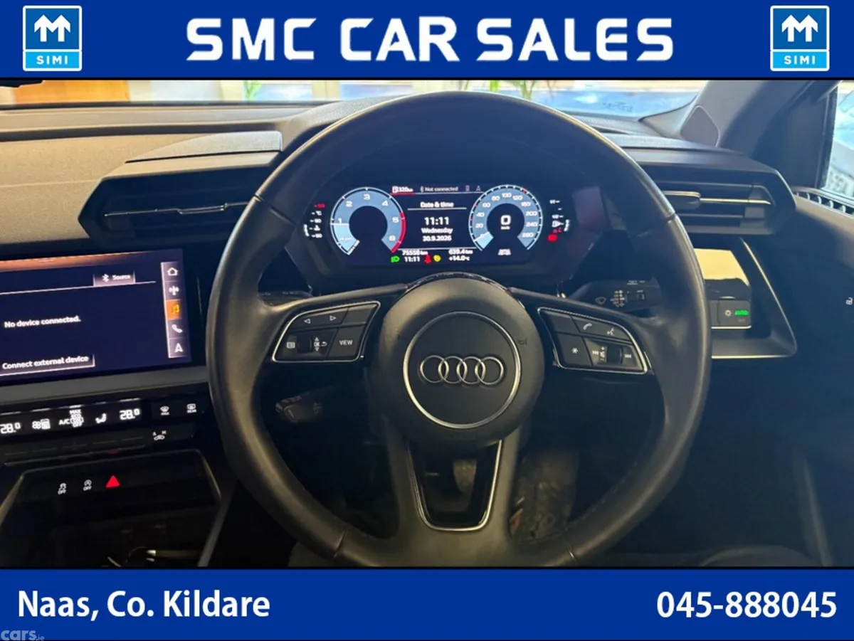Audi A3 Saloon, Diesel, 2021, Black
