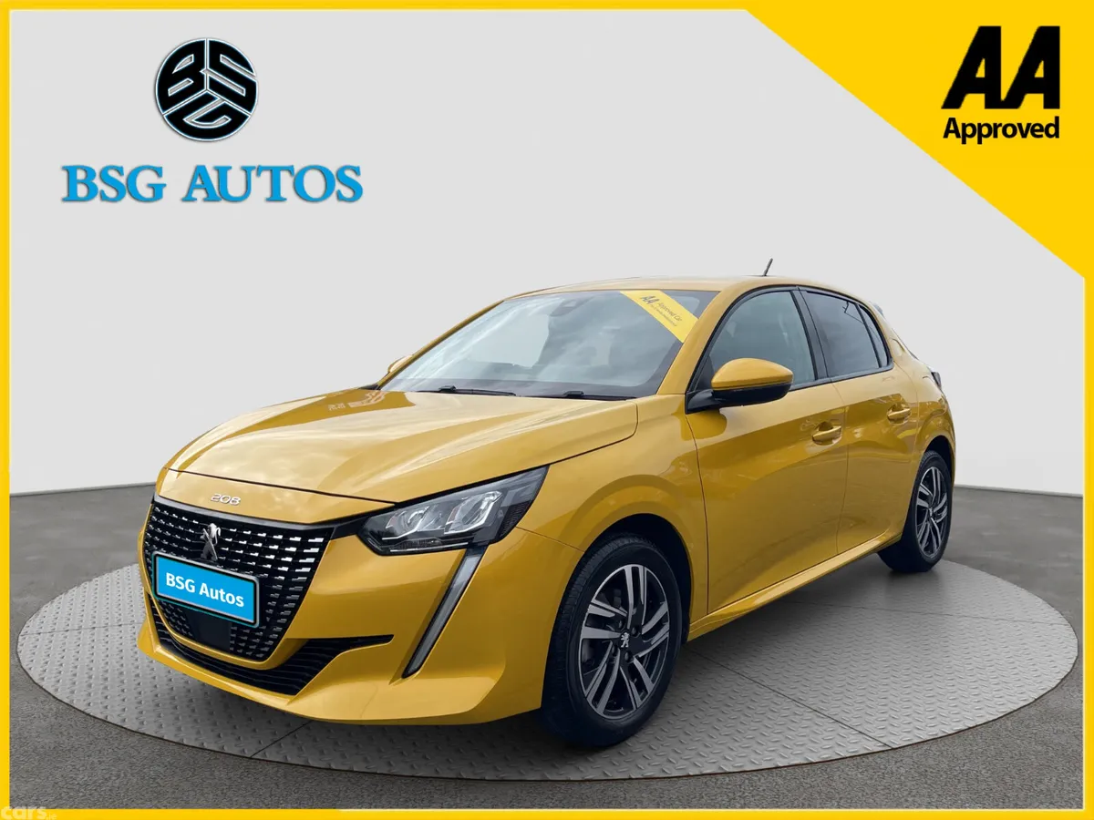 Peugeot 208 Hatchback, Petrol, 2021, Yellow