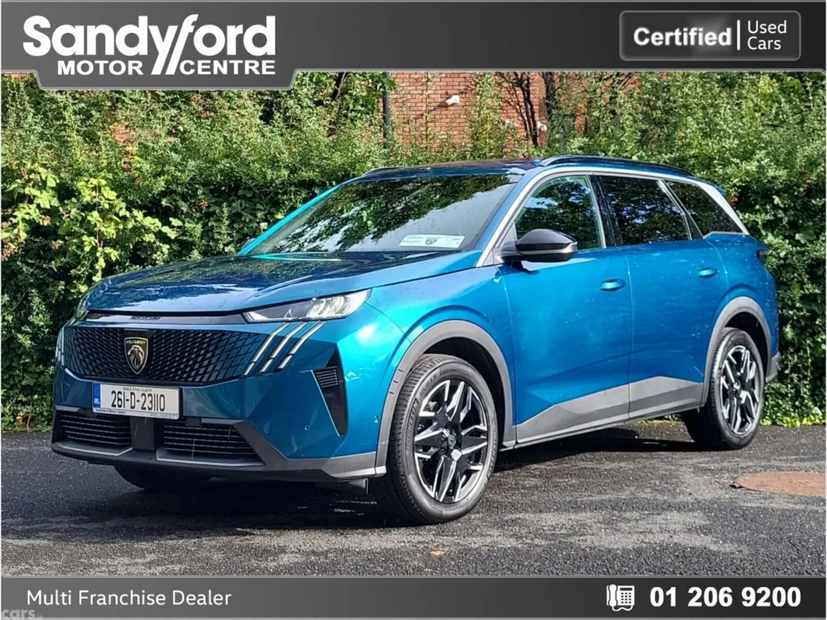 Peugeot 5008 SUV, Petrol, 2026, Blue