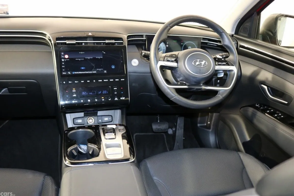 Hyundai Tucson SUV, Petrol Hybrid, 2023, Red