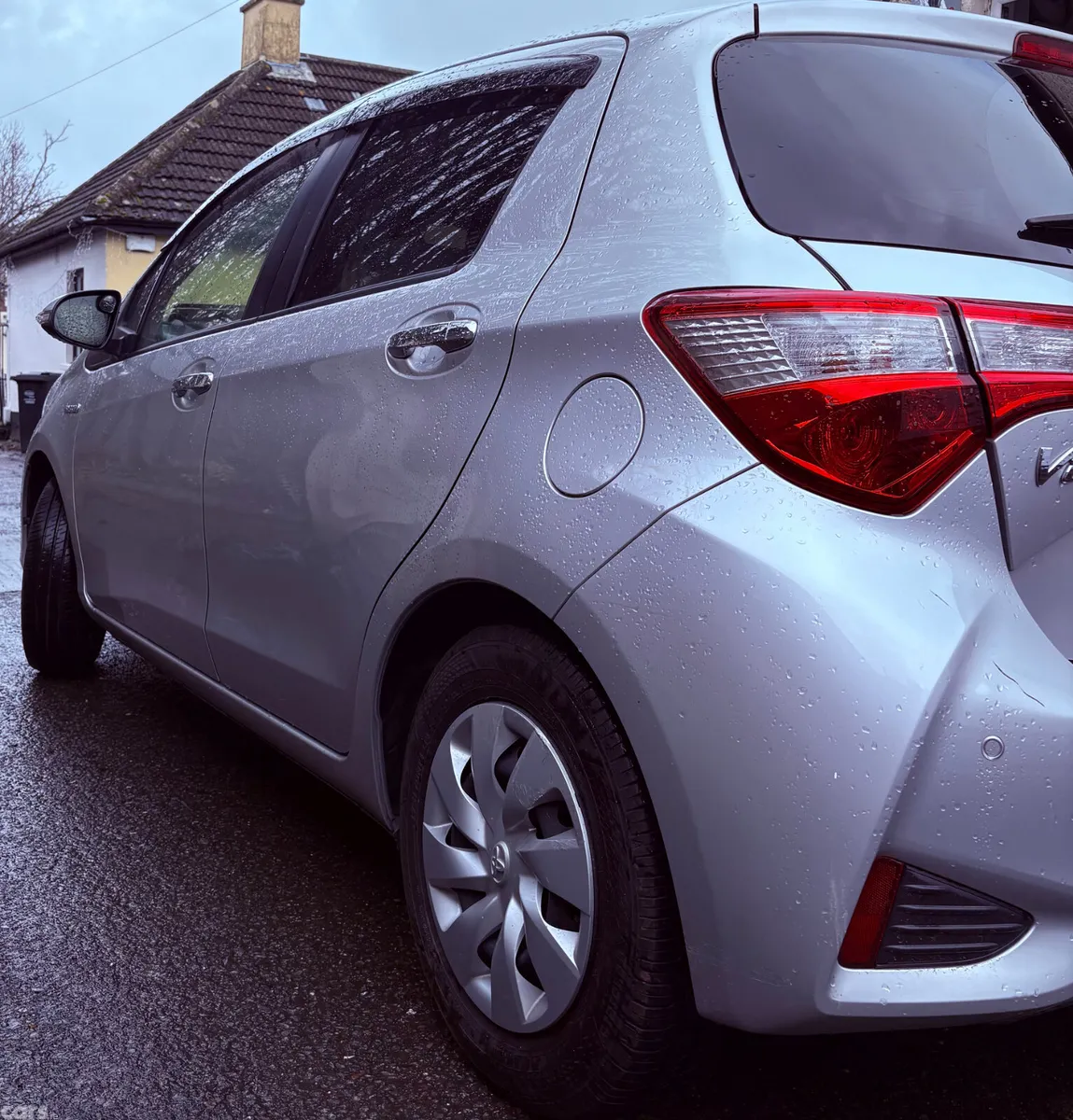 Toyota Vitz Hatchback, Petrol Hybrid, 2019, Silver